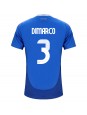 Italien Federico Dimarco #3 Heimtrikot EM 2024 Kurzarm